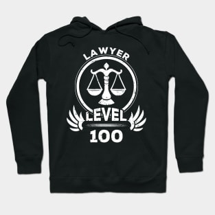 Level 100 Lawyer Gift For Lawyer Hoodie